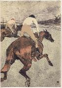 Henri  Toulouse-Lautrec The Jockey painting